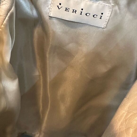 Vericci Leather Jacket Cream - Picture 4 of 12